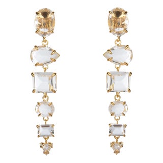 Kelly Earrings Base Metal, Gold For Sale
