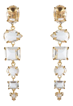 Kelly Earrings Base Metal, Gold