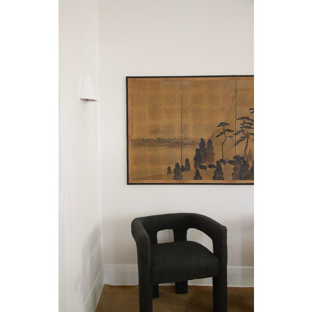 Japanese Vintage Japanese Folding Screen For Sale - Image 3 of 17