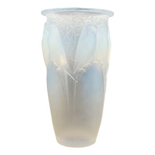 Ceylon Glass Vase by Rene Lalique, 1930s For Sale
