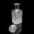 This is a vintage whiskey decanter. An English, cut glass brandy or spirit vessel, dating to the late 20th century, circa...