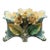 1880's Antique Victorian Era French Barbotine Majolica Planter With Hand Sculpted & Applied 3-Dimens For Sale
