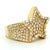 A dazzling expression of late 20th-century Italian design, this dramatic starburst cocktail ring is crafted in luminous...