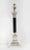 This is a large and splendid antique Victorian silver-plated Corinthian column table oil lamp now converted to...