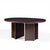 Barbara Barry for McGuire Mahogany and Brass Expanding Dining Table With 2 Leaves For Sale - Image 11 of 14