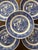 Chinoiserie Vintage Blue Willow Saucers 6.125 Inch Blue and White Transferware - Set of 5 For Sale - Image 3 of 7