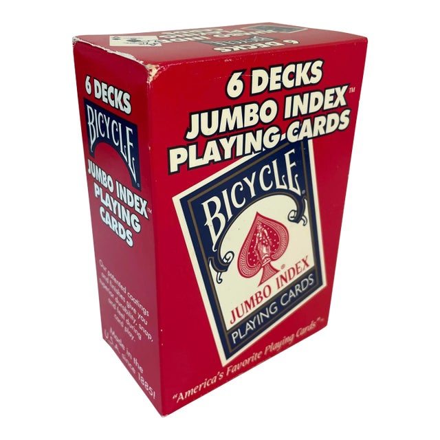 Vintage Bicycle Playing Cards - Box of 6 Decks For Sale