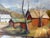 1970s 1970s Vintage Rural Autumn Landscape Oil on Canvas Painting – Wood Frame For Sale - Image 5 of 12