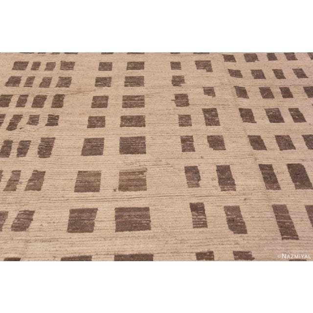 Modern Nazmiyal Collection Modern Tribal Geometric Area Rug For Sale - Image 3 of 8