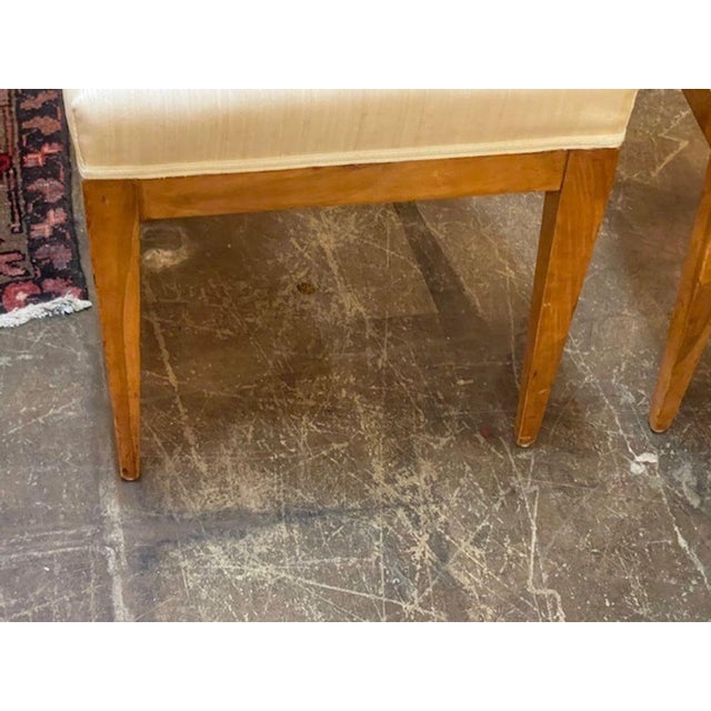 Set of 8 Biedermeier Walnut Dining Chairs For Sale - Image 10 of 10