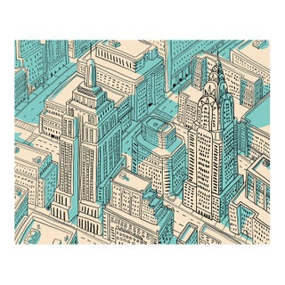 Nyc Limited Edition Print on Entrada Rag by Marz Junior For Sale