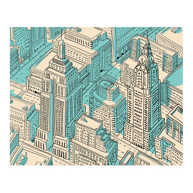 Nyc Limited Edition Print on Entrada Rag by Marz Junior For Sale