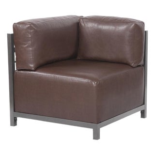 Axis Corner Chair Avanti Pecan Titanium Frame For Sale