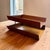 Rare 1950’s vintage Florence Knoll architectural letter tray primarily constructed from molded walnut plywood and...