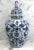 Delft Blue and White Vase With Top For Sale - Image 9 of 12