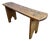 Antique French Church Bench in Oak, 1890s For Sale