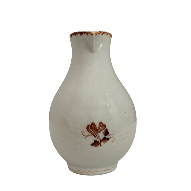 Late 18th Century Chinese Export Porcelain Cream Jug With Applied Floral Decoration For Sale - Image 9 of 16