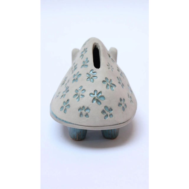 Mid-Century Modern Studio Pottery Piggy Bank by David Gil and Yusuke Aida for Bennington Potters For Sale - Image 3 of 13