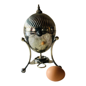 English Silver Plated Egg Coddler