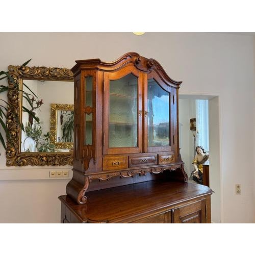 Baroque Display Cabinet in Wood For Sale - Image 11 of 16