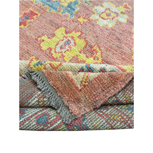 Traditional Handwoven Persian Sultanabad Area Rug 6x9 For Sale - Image 3 of 10