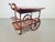 Vintage Spindle Bar Cart Wood Trolley 1970 France Side Table Eclectic style Vintage wooden bar cart, drinks trolley, on...