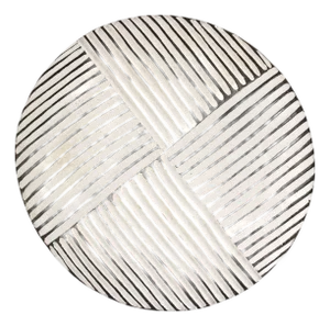 Vintage African Round Zulu Shield Modern Wall Object
