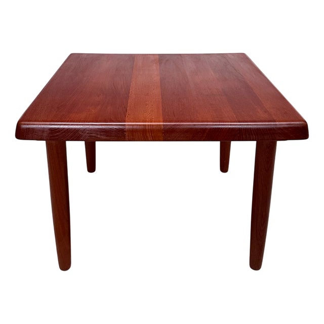 Square Coffee Table in Teakwood by Niels Bach, Denmark, 1960s For Sale
