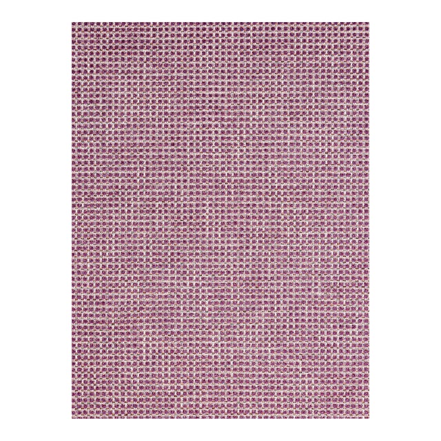 The House of Scalamandré Heatherton Fabric, Plum For Sale