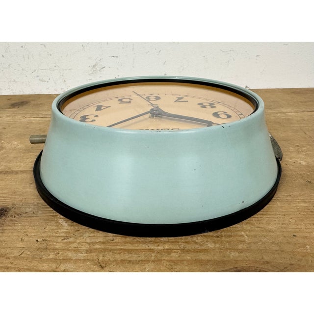 Vintage Blue Ships Wall Clock from Seiko, 1970s For Sale - Image 13 of 18