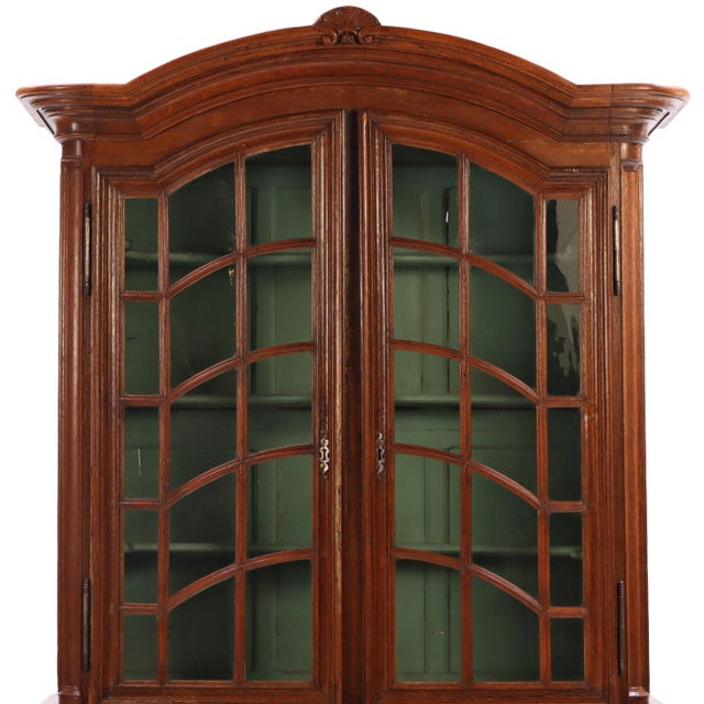 Late 19th Century Three Piece French Oak Cabinet, 19th Century For Sale - Image 5 of 8