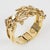 1990s Christian Lacroix Paris Gilt Metal Jeweled Clamper Bracelet Bangle For Sale - Image 5 of 8