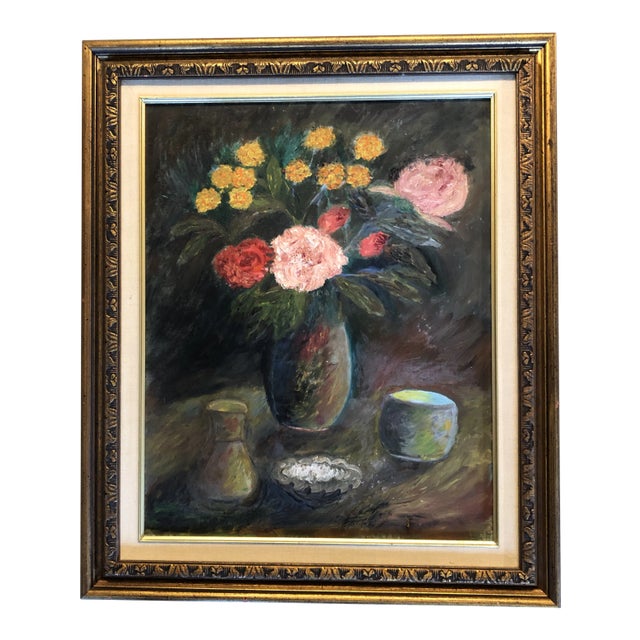 Vintage Original Still Life Painting (Sold at John Wanamaker)) For Sale