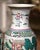 Ceramic Pair of Mid-Century Chinese Famille Rose Porcelain Vases on Wood Bases For Sale - Image 7 of 12