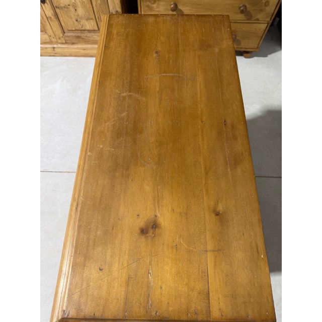 Antique Pine Two Door Cupboard From England For Sale - Image 12 of 18