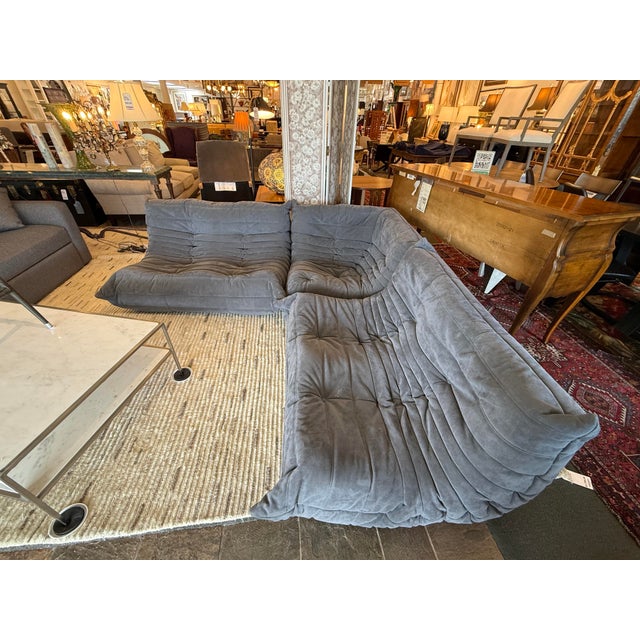 Design Plus Gallery presents the Alcantara Chic Togo Sectional by Michel Ducaroy for Ligne Roset. These three piece are...