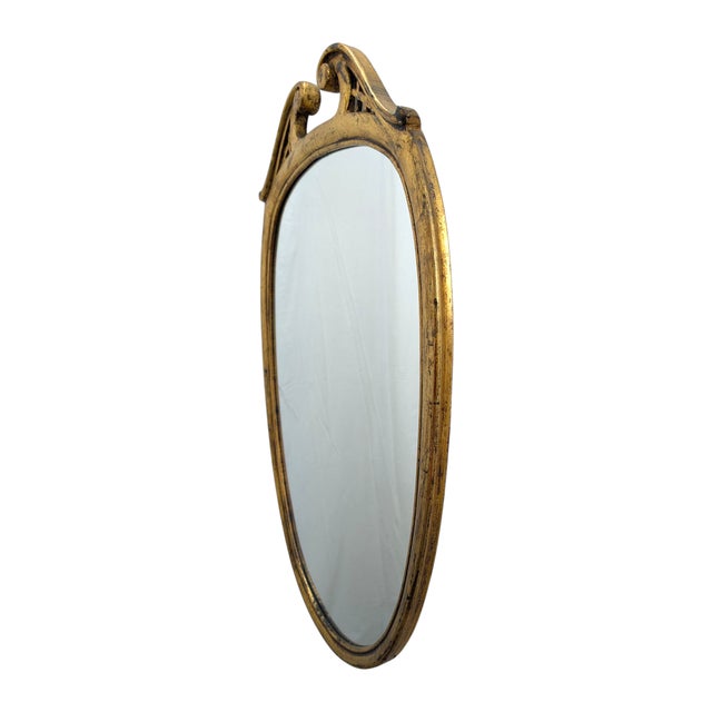 Classic Style Mirror with Wooden Frame, 1900s For Sale - Image 3 of 7