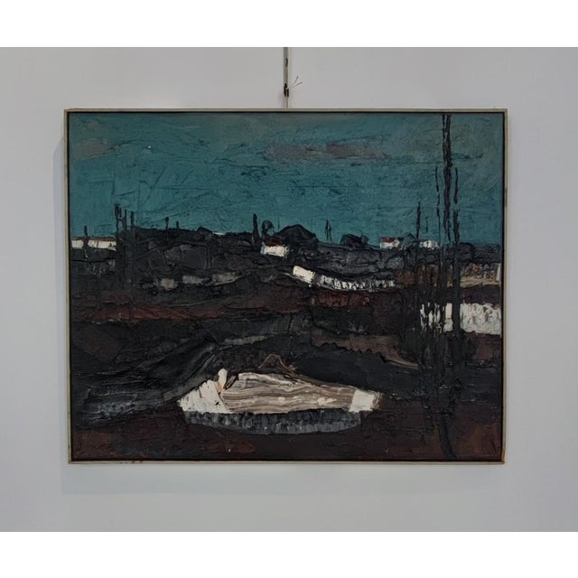 African painter born in 1902. Died in 1999. This piece has an attribution mark, I am sure that it is completely authentic...