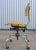 Mid-Century Modern 1950s Mid Century Industrial Bevco Chrome Office Desk Chair With Yellow Upholstery For Sale - Image 3 of 12