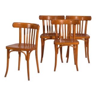 Chairs in Ligna Bentwood, Former Czechoslovakia, 1960, Set of 4 For Sale