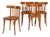 Chairs in Ligna Bentwood, Former Czechoslovakia, 1960, Set of 4 For Sale