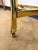 Late 20th Century Maison Jansen Style Brass and Black Marble Demilune Console Table For Sale - Image 5 of 6