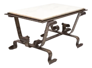 Vintage Coffee Table by Jean Maurice Rothschild, 1950s