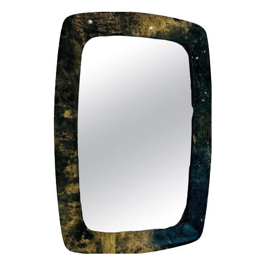 Goatskin Mirror by Aldo Tura, 1960 For Sale