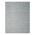 8x10 Warm Sarrah White Striated Geometric Contemporary Handmade Bamboo Silk Rug For Sale
