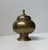 Art Deco Italian Tea Jar in Hammered Brass, 1940s For Sale - Image 9 of 9