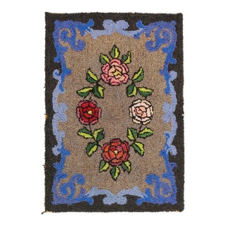 Pasargad DC Antique American Hooked Rug For Sale