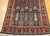 Navy Blue Antique Persian Tabriz Area Rug, Hand-Knotted Wool, All-over Geometric Pattern, Navy & Green, 3x6 For Sale - Image 8 of 13