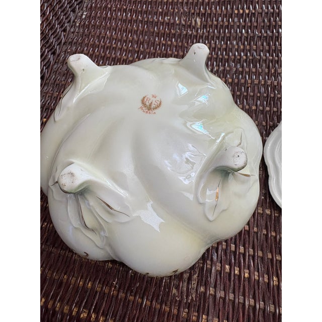 Shabby Chic r.s. Prussia Biscuit or Cracker Jar Circa 1880-1910 For Sale - Image 3 of 3