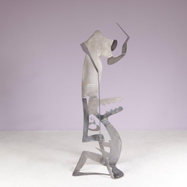 Guido Hafner, Mensch Mit Mensch (Human with Human), 1990s, Metal For Sale - Image 6 of 16
